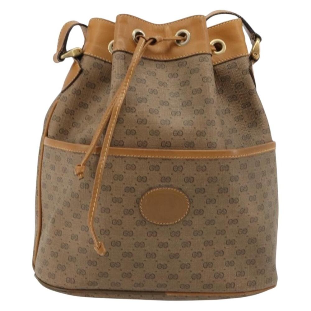 Gucci Micro GG Supreme Shoulder Bag 001 Beige